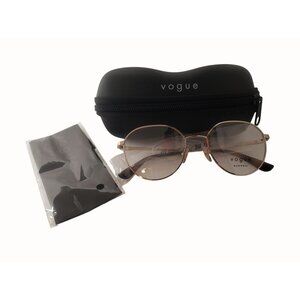 Vogue Eyewear Women's VO4209 Round Prescription Eyewear Frames Pale Gold